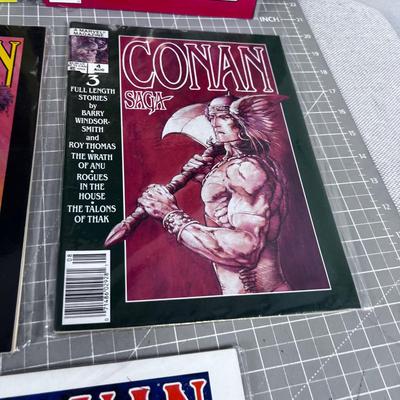 First 8 Issues of CONAN SAGA Sleeved 