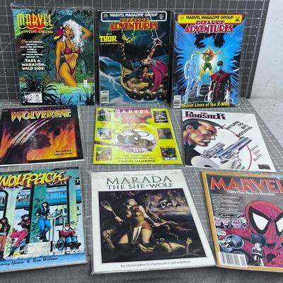 MARVEL Large Format Graphic Comics (9) 