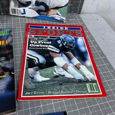 (8) Vintage Programs and Sport Magazines from the 1990's 