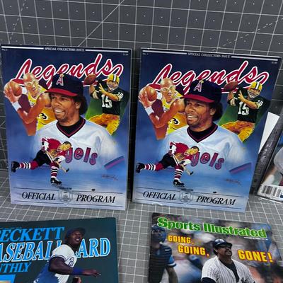 (8) Vintage Programs and Sport Magazines from the 1990's 
