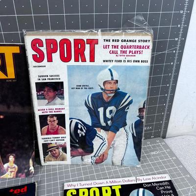Sports & Sports Illustrated Type Magazines; Joe Namath and Wilt Chamberlin 