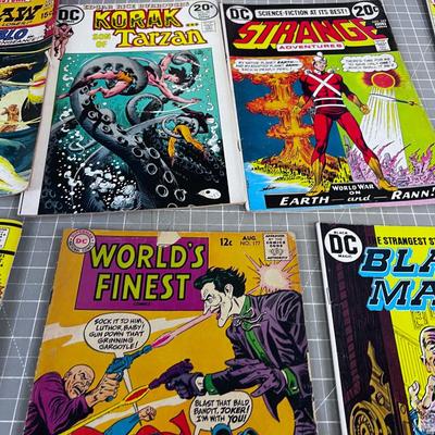 Pile of Vintage DC Comics (13) from the 60's & 70's Superman etc.