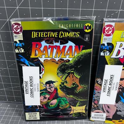 (9) Batman Comics