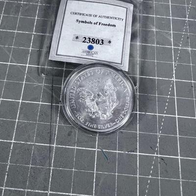 2018 US Silver Eagle 1 Troy Ounce of Bullion 
