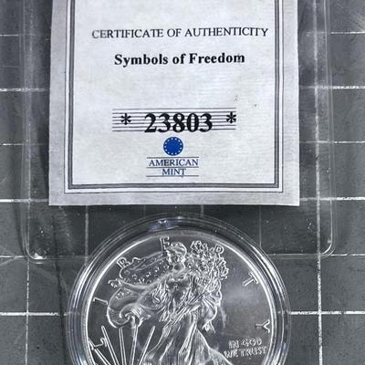 2018 US Silver Eagle 1 Troy Ounce of Bullion 