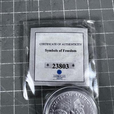 2018 US Silver Eagle 1 Troy Ounce of Bullion 
