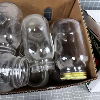 17 Mostly Small Mouth Canning Jars