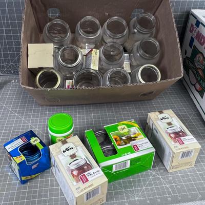 More Quart Jars plus Rings and Lids 