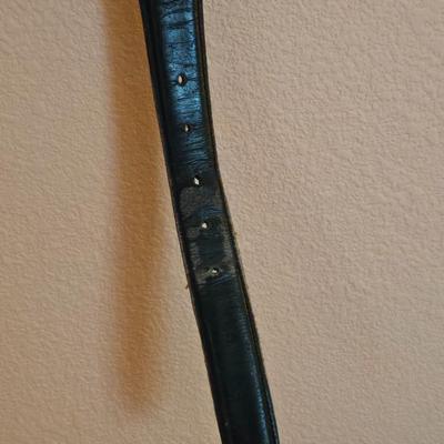 Justin Black Leather Men's Belt