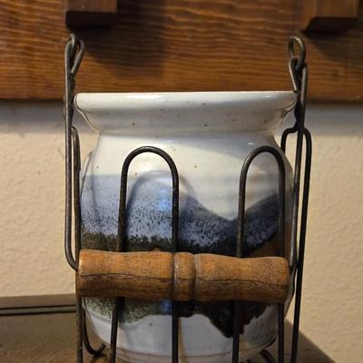 Signed Pottery Set