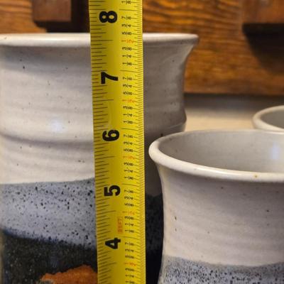 Signed Pottery Set