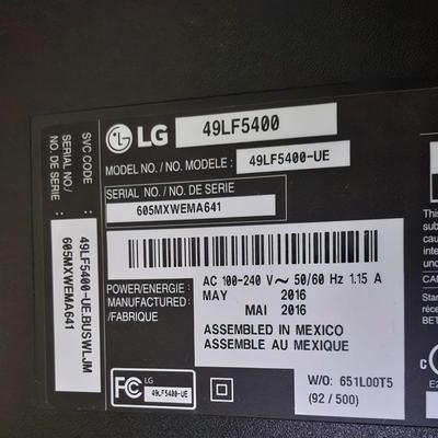 LG 49" Flat-screen TV