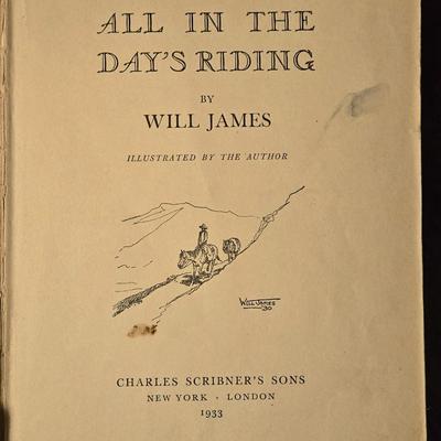 Signed By Author 'Send Fresh Horses' and 'All in the Day's Riding' Books
