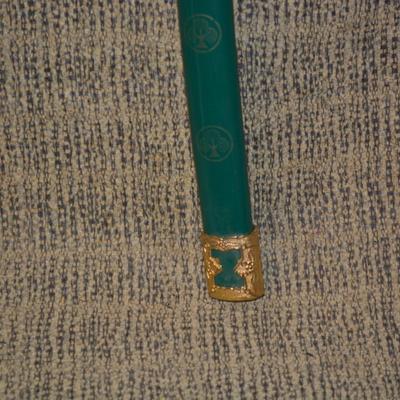 Decorative Japanese Green Katana Sword and Scabbard