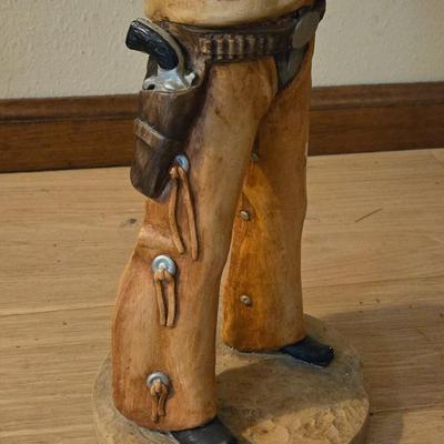 Sundance Originals Cowboy Holding a Calf Calk Ware Statue