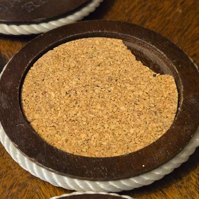 Boot Topped Coaster Set
