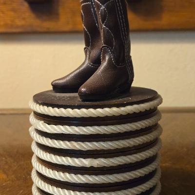 Boot Topped Coaster Set