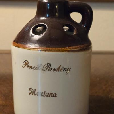 Miniature Crock Jug for Pencils