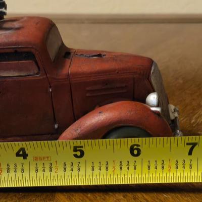 Resin Firetruck Deco
