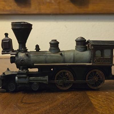 Resin Old Train Deco