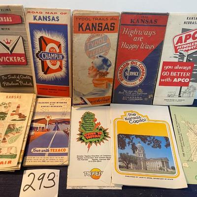 Vintage Kansas Maps