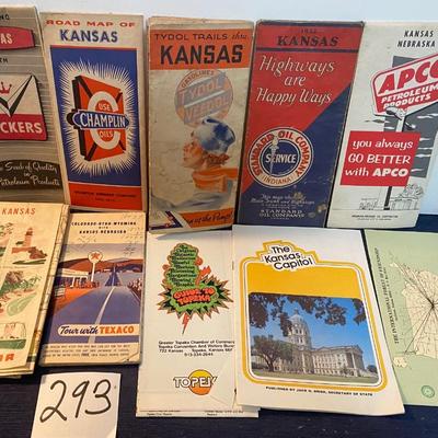Vintage Kansas Maps