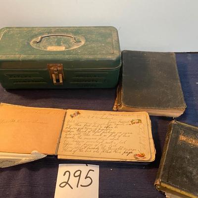 Vintage Autograph Book and Bibles