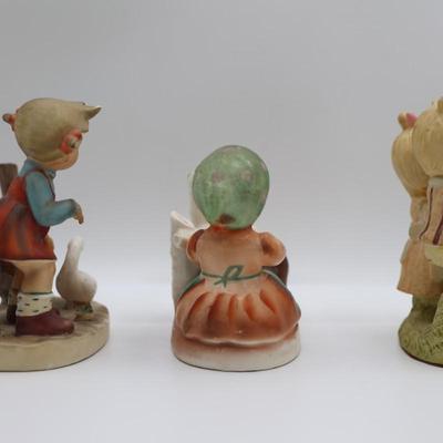 Vintage Figurines of Children on Fences