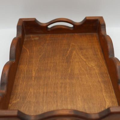 Vintage Wooden Tray w/ Handles