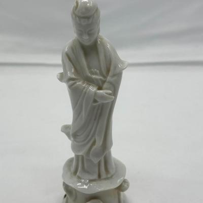 Chinese Vintage Blanc De Chine Figure of Quanyin