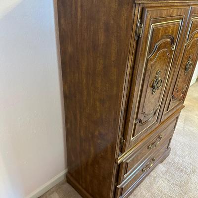 Vintage Armoire Chest (See Description)