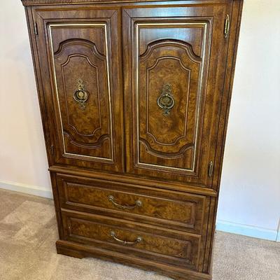 Vintage Armoire Chest (See Description)