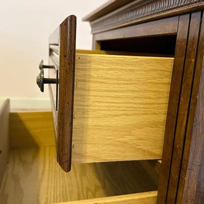 Vintage Two Drawer Night Stand (1)