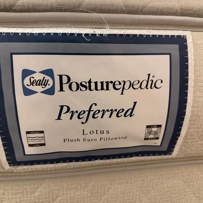 Sealy Posturepedic Mattress & Box Spring w/ Headboard
