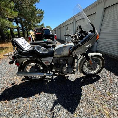 LOT 100 - “Rare 1975 BMW Model: R60/6-600CC Vintage Motorcycle