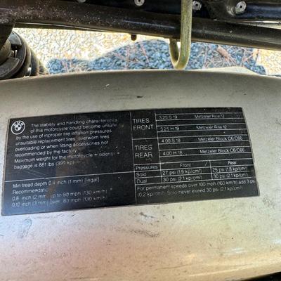 LOT 100 - “Rare 1975 BMW Model: R60/6-600CC Vintage Motorcycle