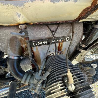 LOT 100 - “Rare 1975 BMW Model: R60/6-600CC Vintage Motorcycle