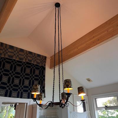 Cast Iron Chandelier (LR-DZ)
