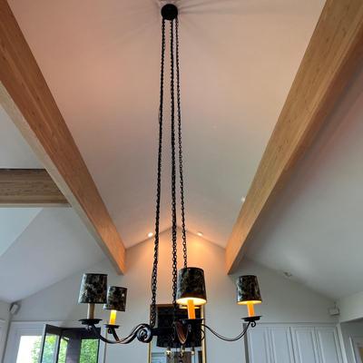 Cast Iron Chandelier (LR-DZ)