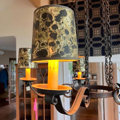 Cast Iron Chandelier (LR-DZ)