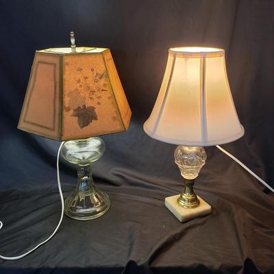 Seven Glass Table Lamps (LR-KD)