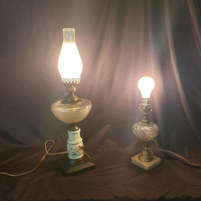 Seven Glass Table Lamps (LR-KD)