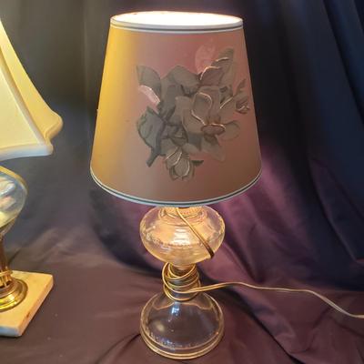 Seven Glass Table Lamps (LR-KD)