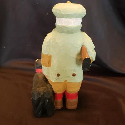 Hunting Books and Wooden Figurine by Manfred (HC-KD)