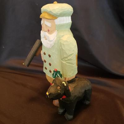 Hunting Books and Wooden Figurine by Manfred (HC-KD)