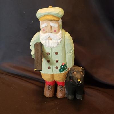 Hunting Books and Wooden Figurine by Manfred (HC-KD)