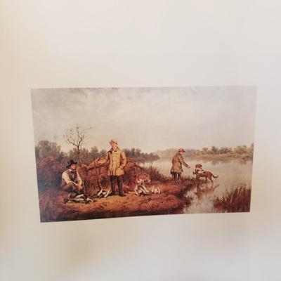 Hunting Books and Wooden Figurine by Manfred (HC-KD)