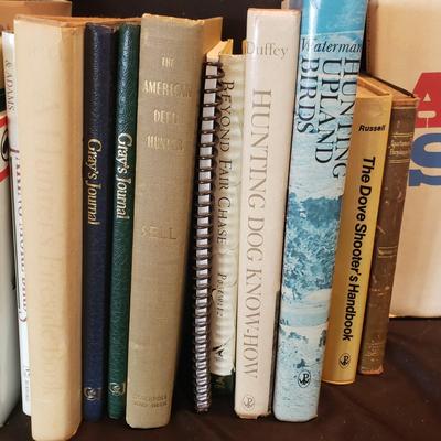 Hunting Books and Wooden Figurine by Manfred (HC-KD)