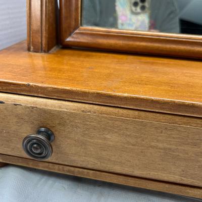 Table top Vintage 1950s drawer and Mirror