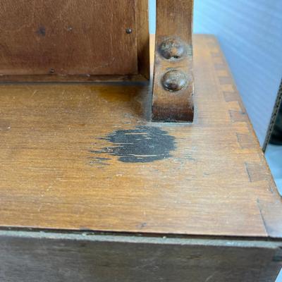 Table top Vintage 1950s drawer and Mirror